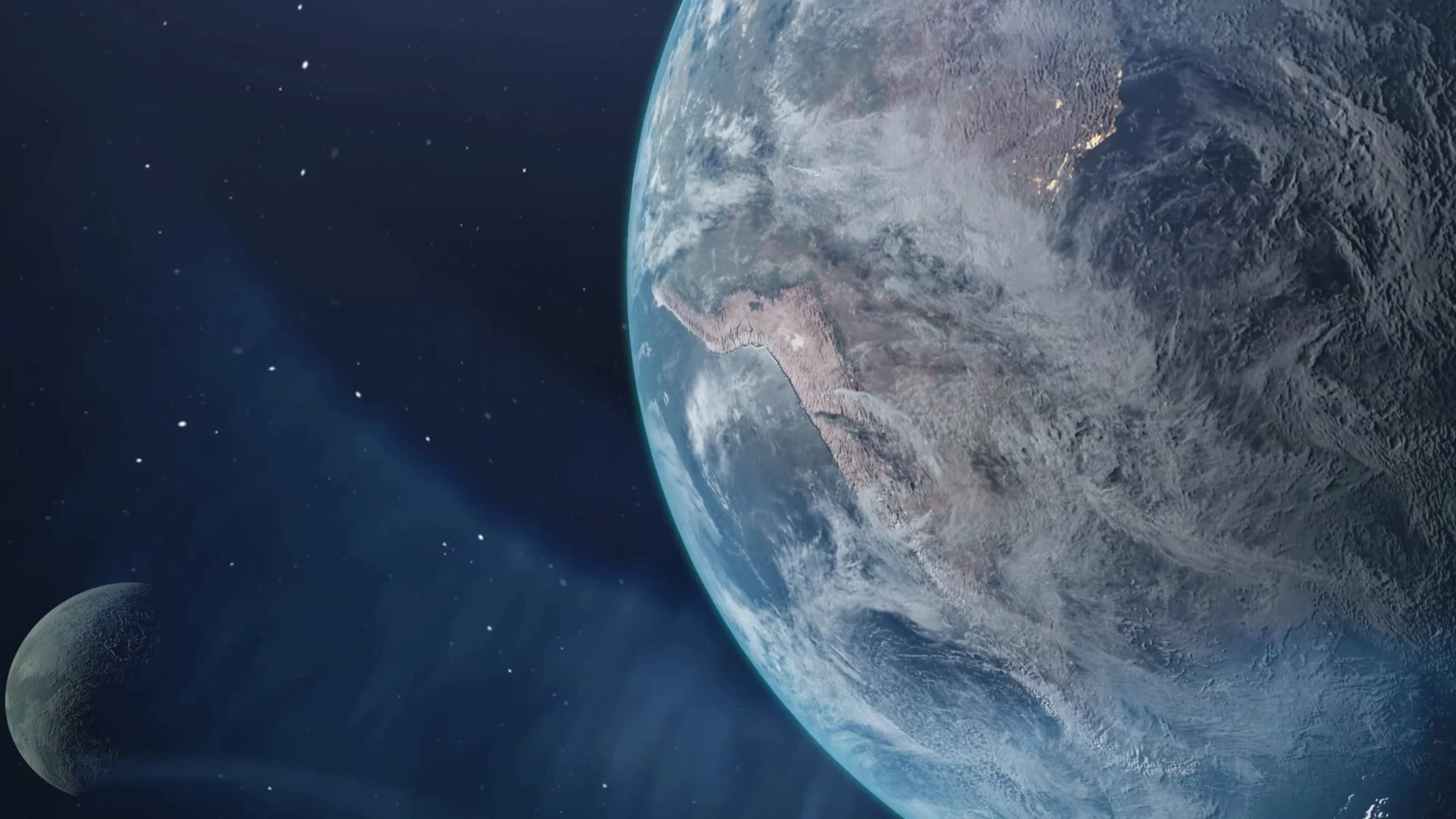 Earth and Moon illustrating the reach of public space data